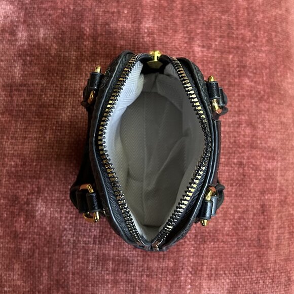 New HOUJIN Mini Satchel Bag Black 👜 - Picture 6 of 7